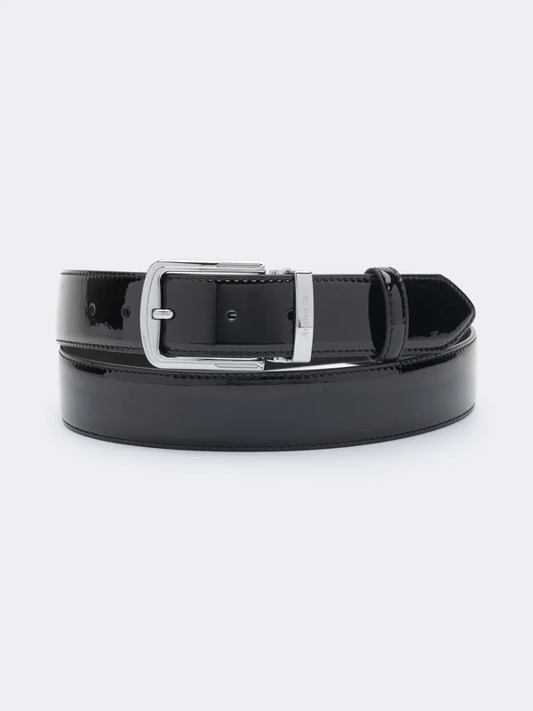 BLACK TUXEDO - ITALIAN LEATHER BELT