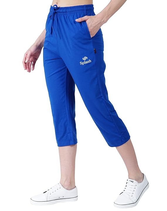 Women's Cotton Rich 3/4th Capri Pants