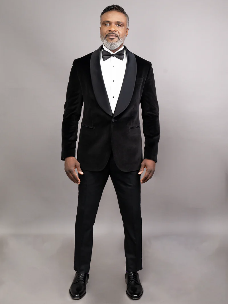 SHAWL LAPEL BLACK VELVET | DINNER JACKET