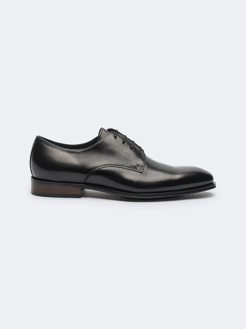 BLACK - DERBY DRESS SHOES