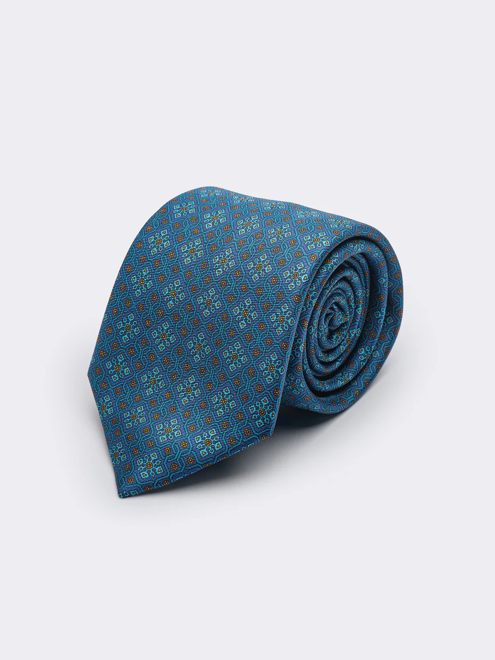 TURQUOISE MATRIX | HANDMADE ITALIAN SILK TIE